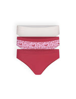 Thong panty made of luxury combed cotton (Pack X3)(DA03L2)