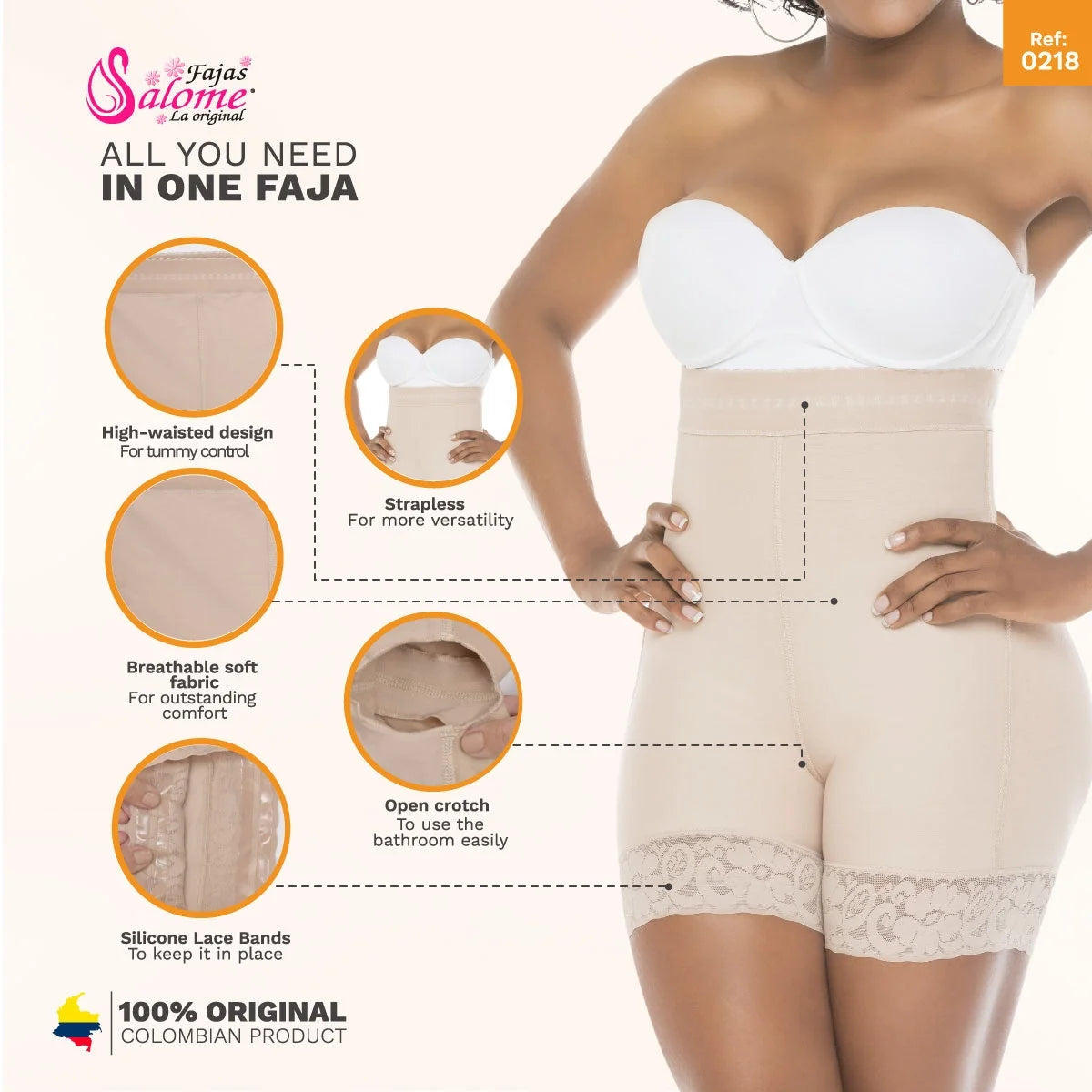 Hourglass Waist Trainer | Fajas Salome 218