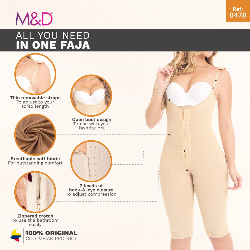 Full-Length Shaper – Postpartum Shapewear | Fajas MyD MYD0478