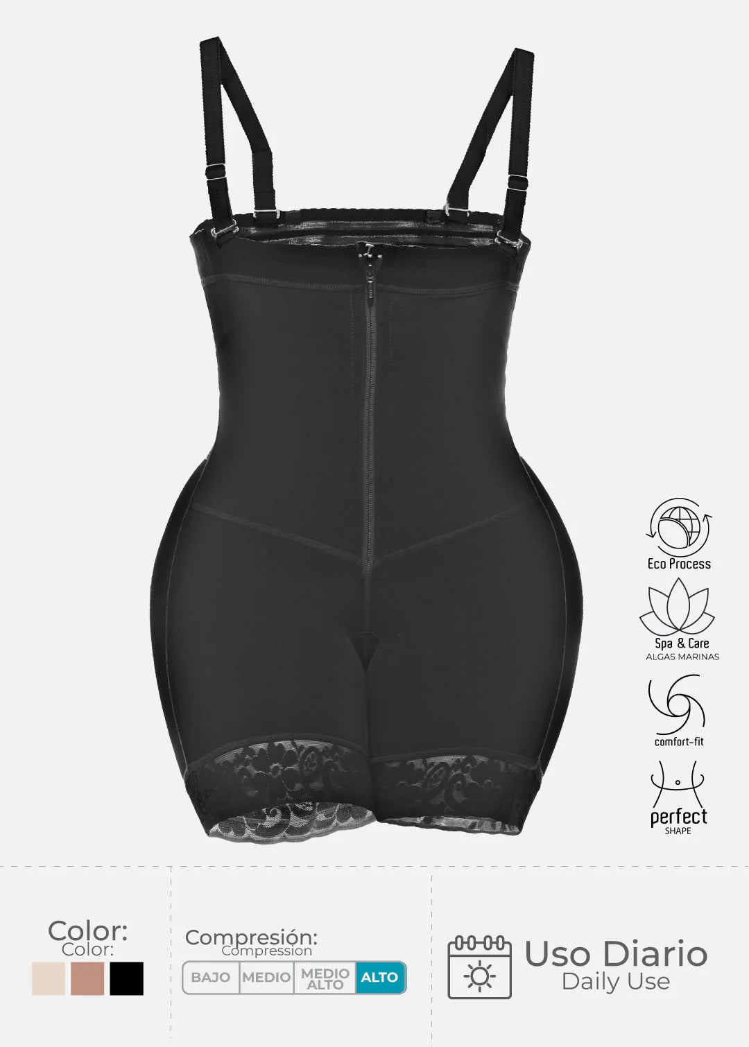 Colombian Open Bust Faja | UpLady F6245