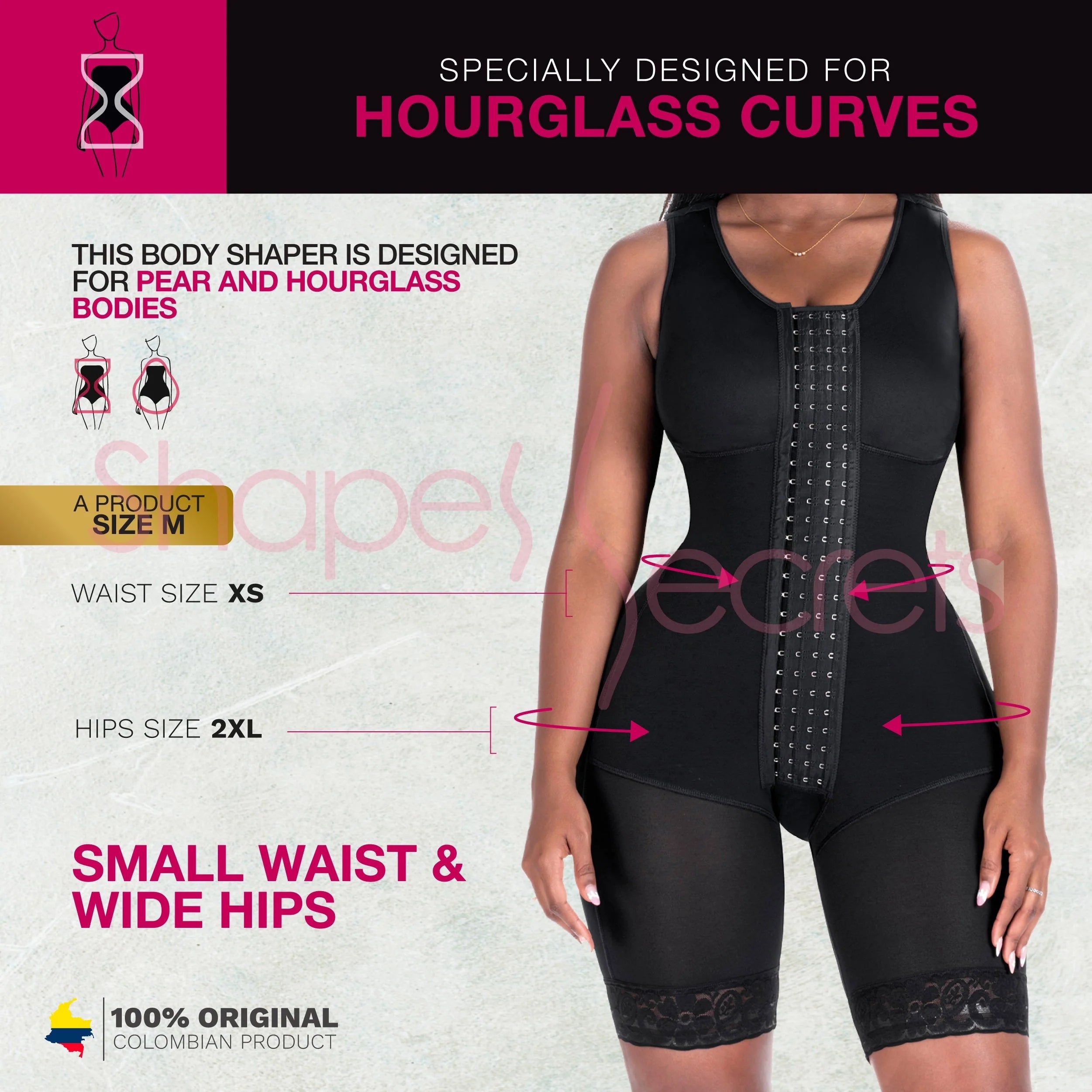 Colombian Full-Body Shaper | Bling Shapers BLI553BF