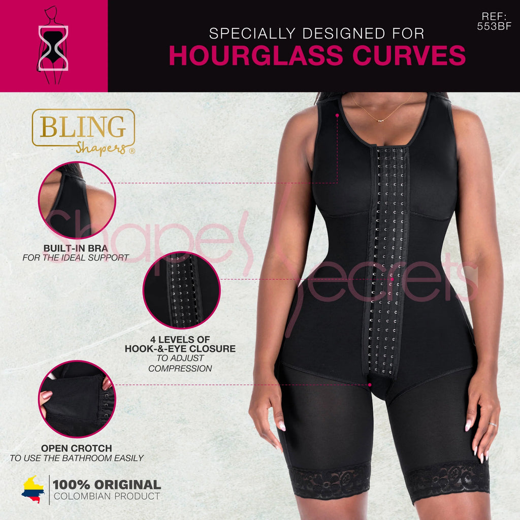 Colombian Full-Body Shaper | Bling Shapers BLI553BF