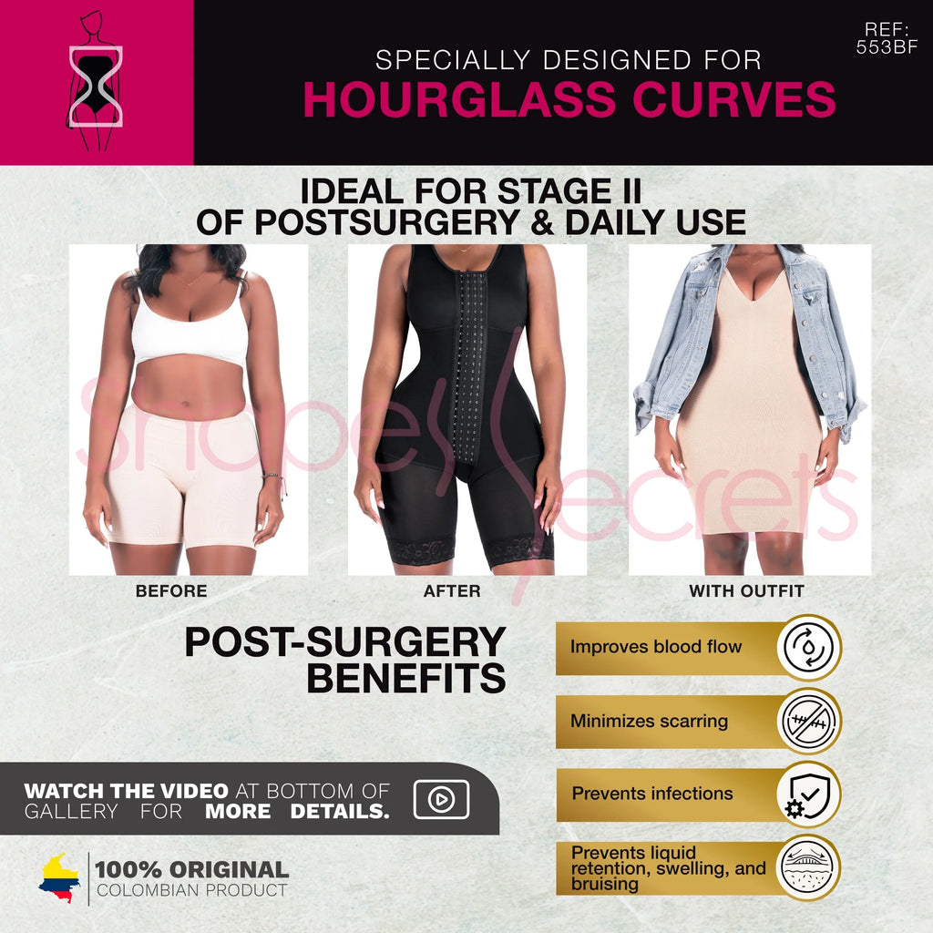 Colombian Full-Body Shaper | Bling Shapers BLI553BF