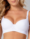 Full coverage bra made of premium microfiber and Powernet (021890)