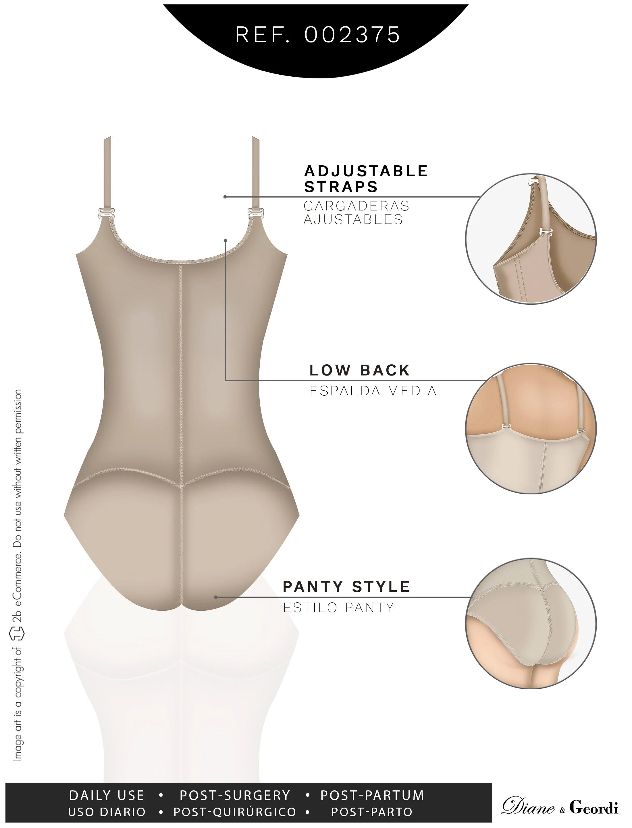 Open-Bust Body Shaper | Diane & Geordi DAG002375