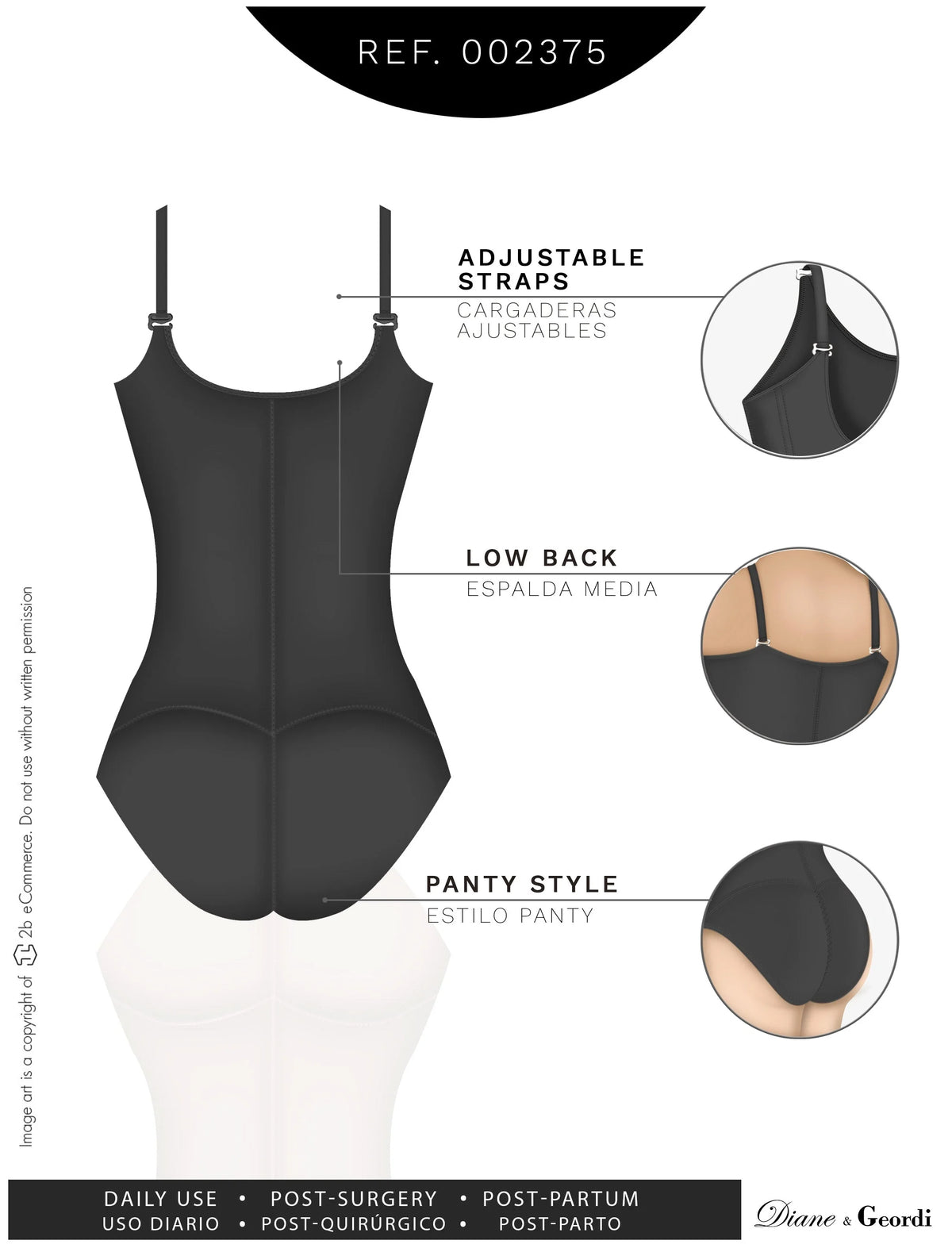 Open-Bust Body Shaper | Diane & Geordi DAG002375