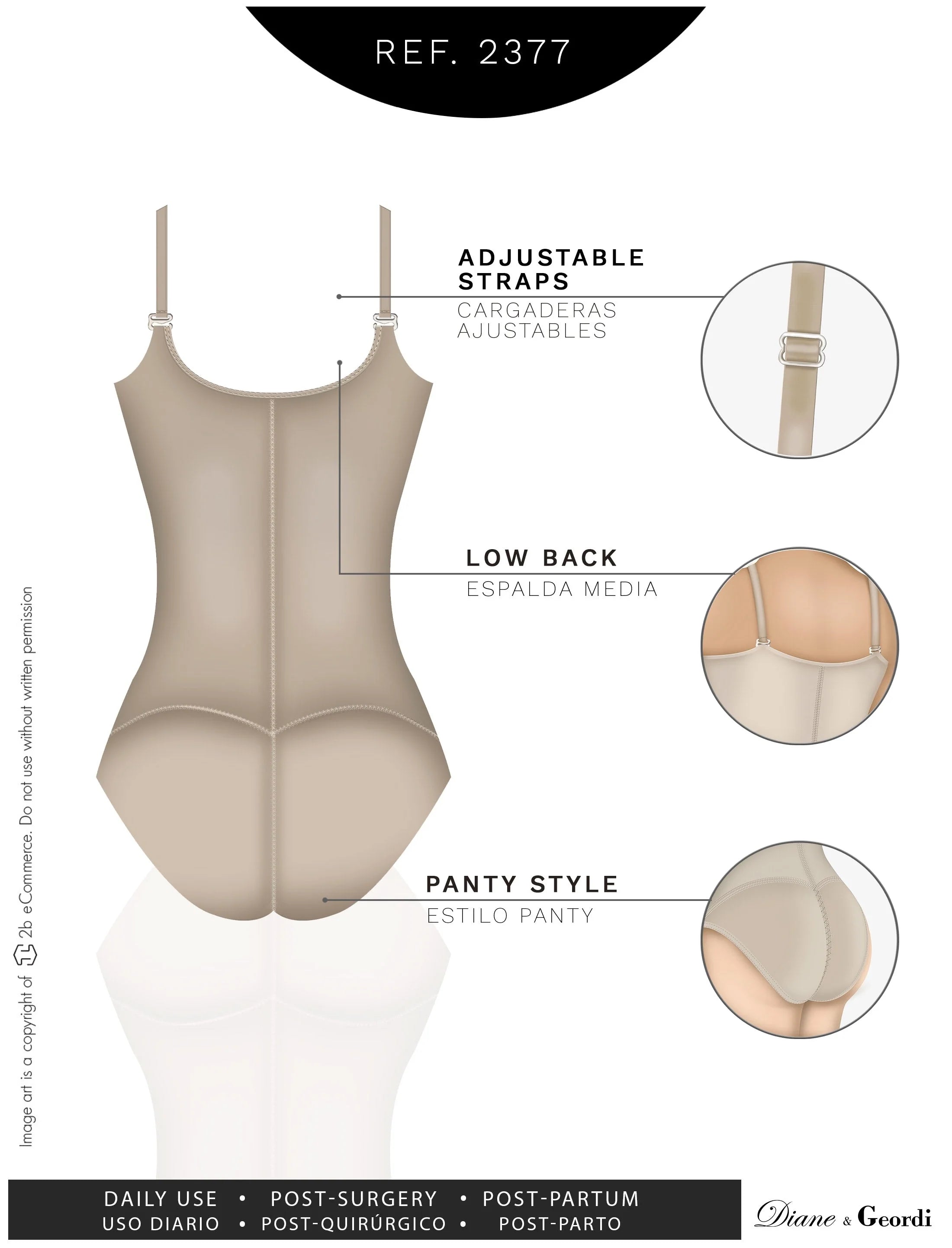 Open-Bust Body Shaper | Diane & Geordi DAG002377