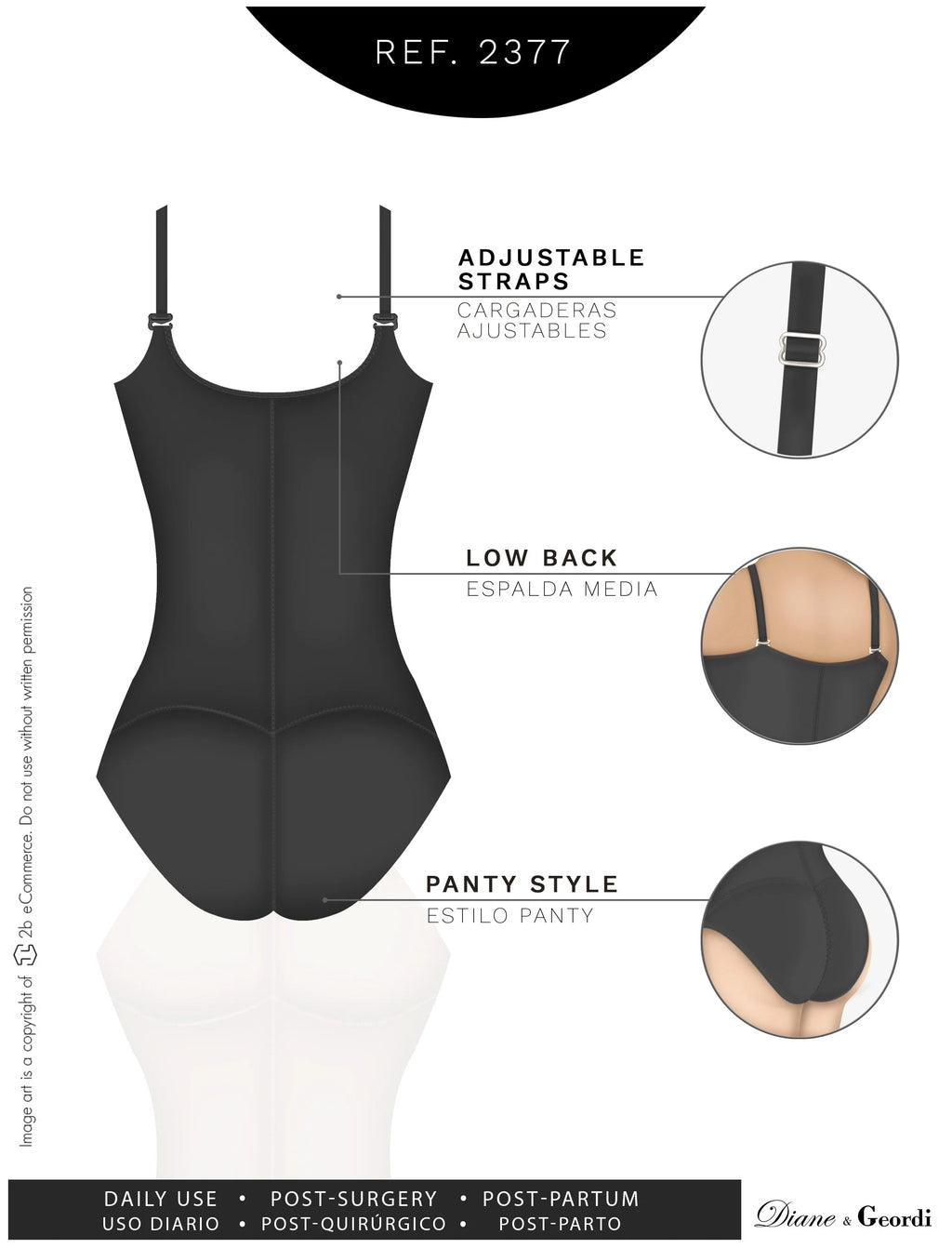 Open-Bust Body Shaper | Diane & Geordi DAG002377