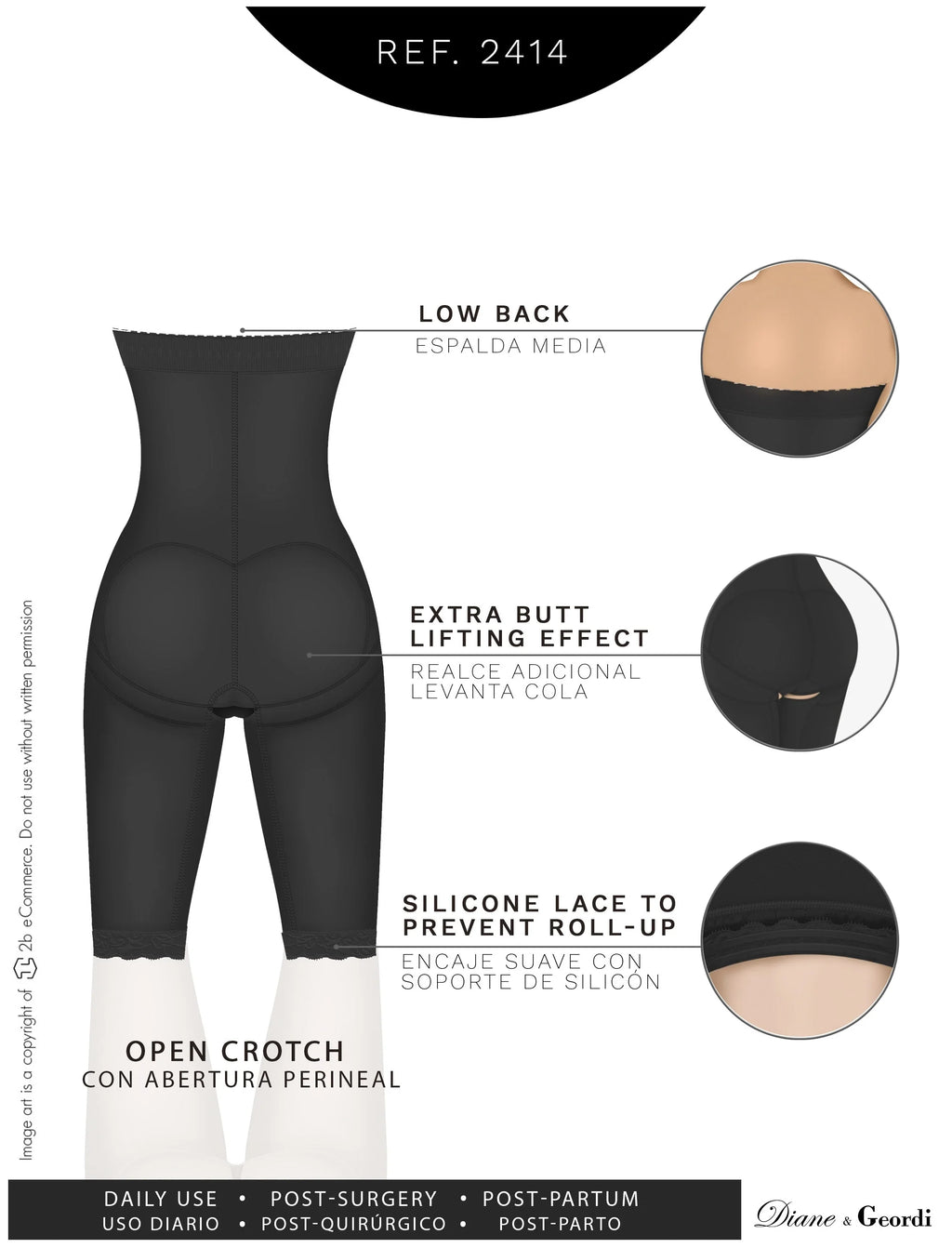 Open-Bust Body Shaper | Diane & Geordi DAG2414