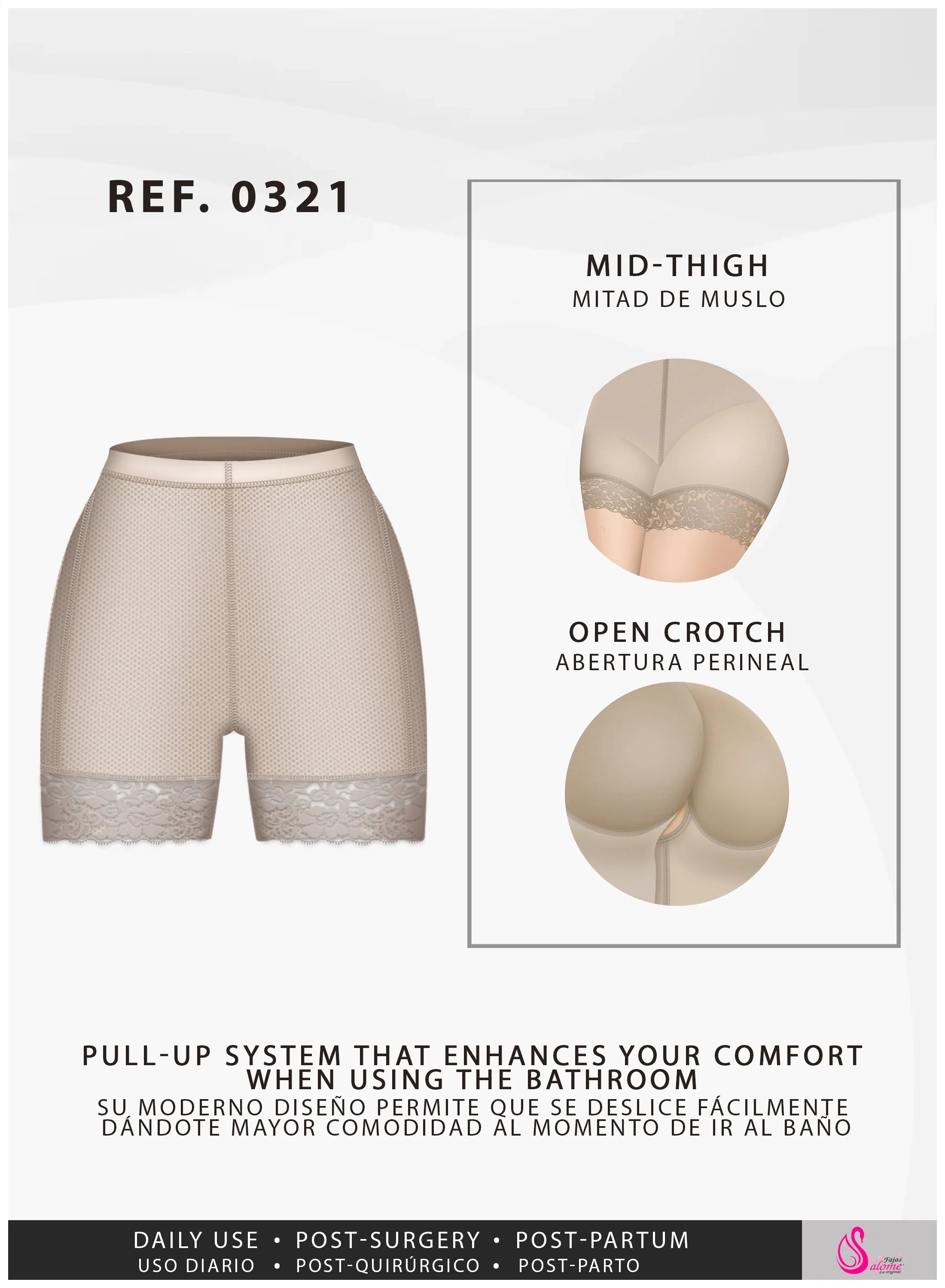 Colombian Control Shorts | Fajas Salome 321
