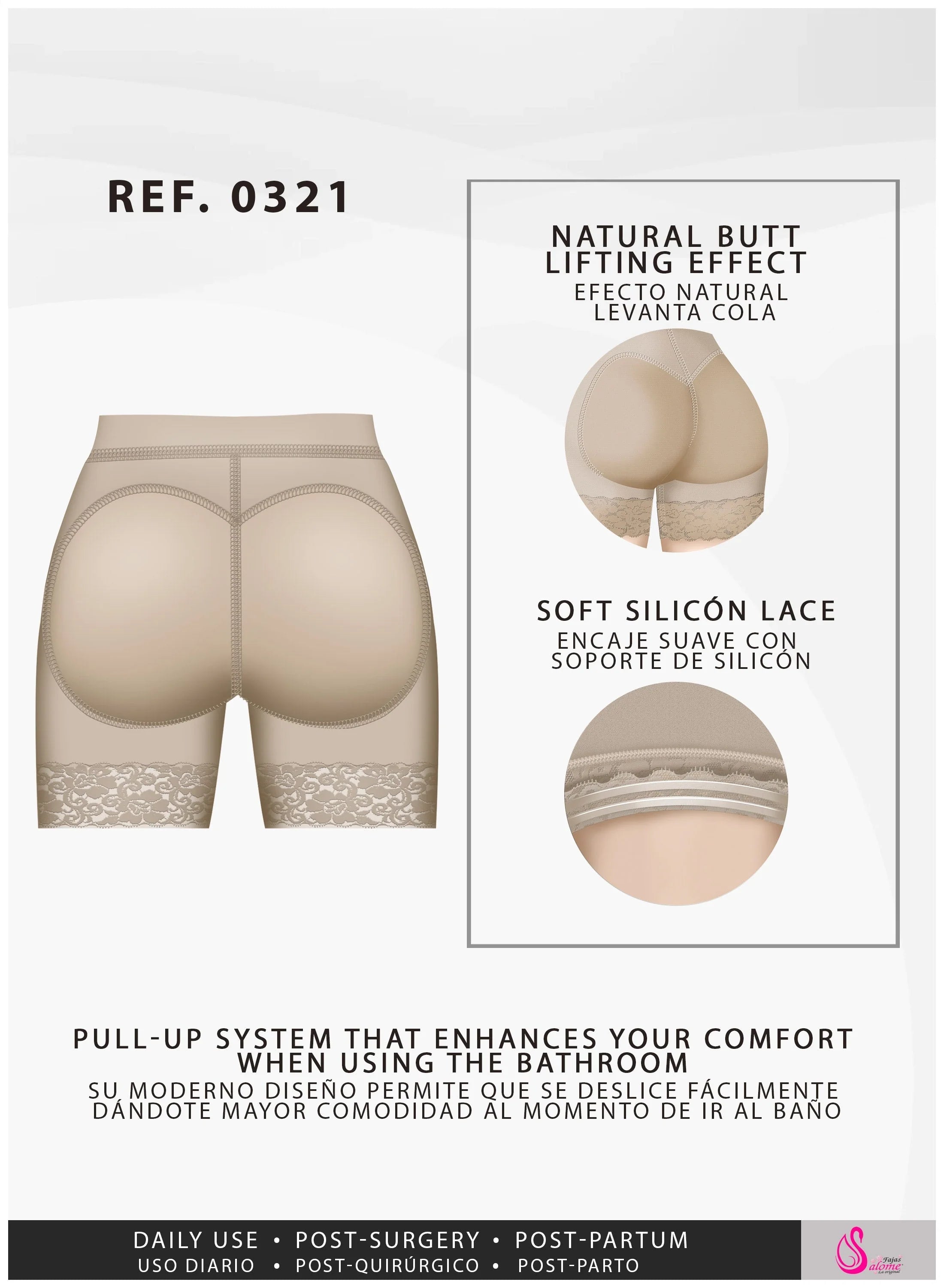 Colombian Control Shorts | Fajas Salome 321