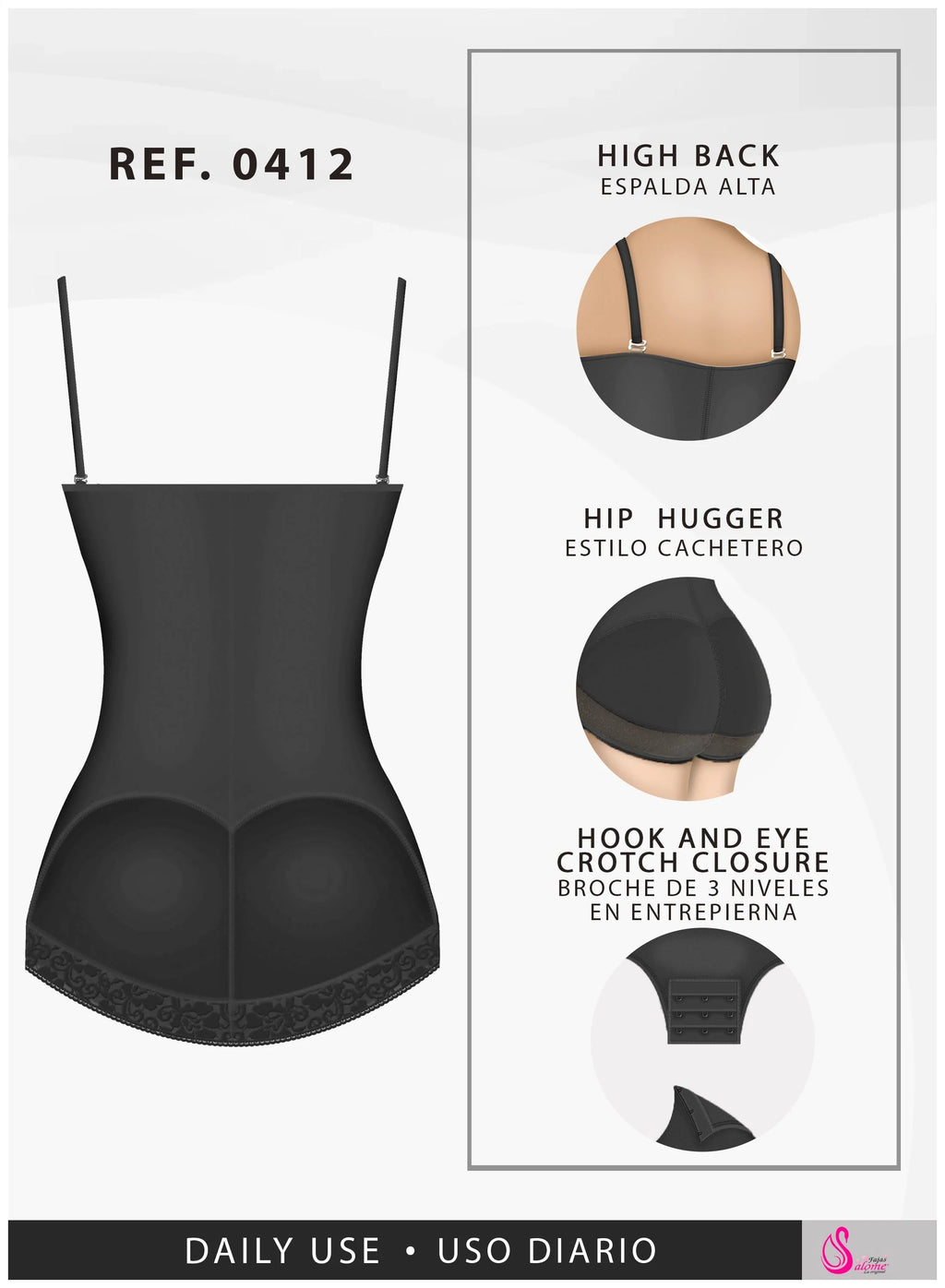 Open-Bust Body Shaper | Fajas Salome 412