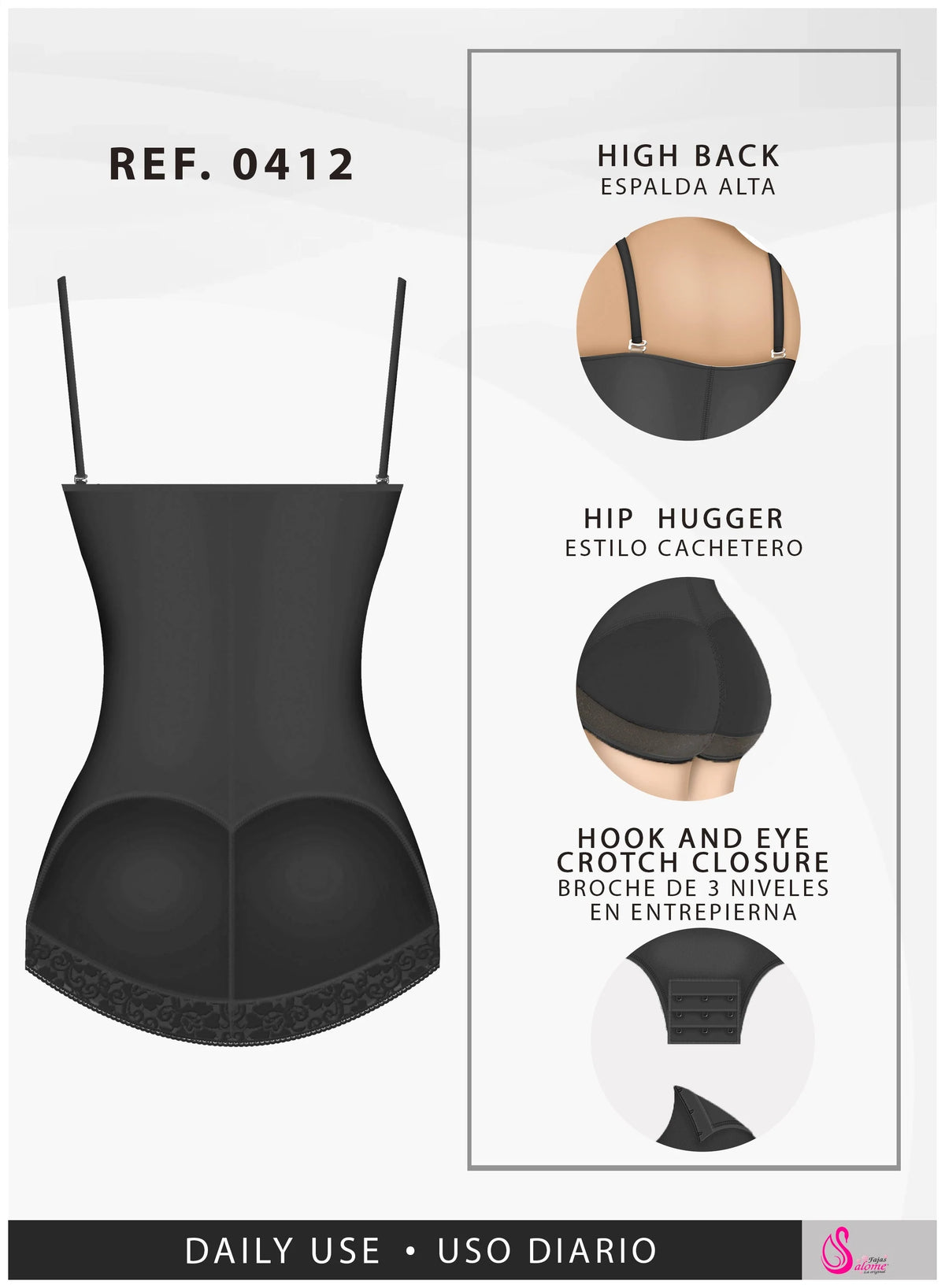 Open-Bust Body Shaper | Fajas Salome 412