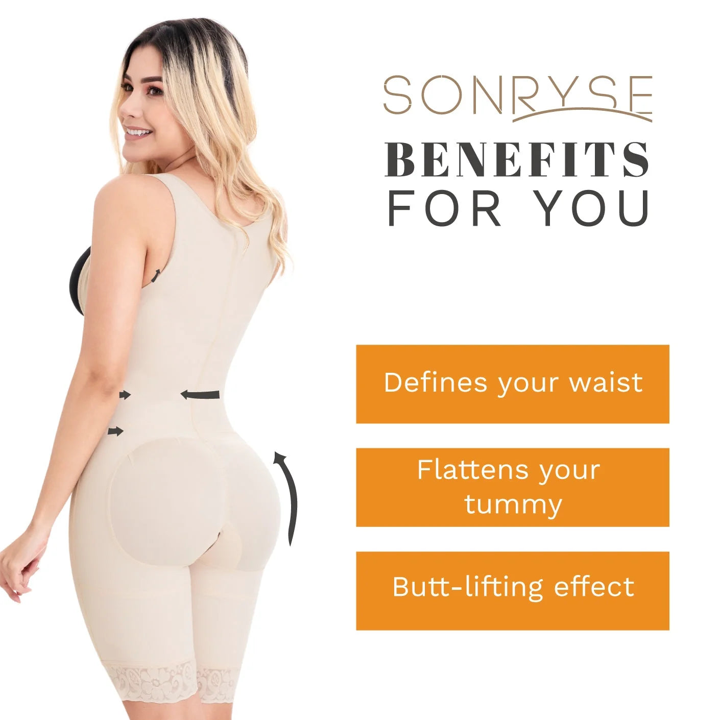 Post-Liposuction Shapewear: Instantly Achieve Your Desired Waist SON-097 | Stage 2 | Sonryse