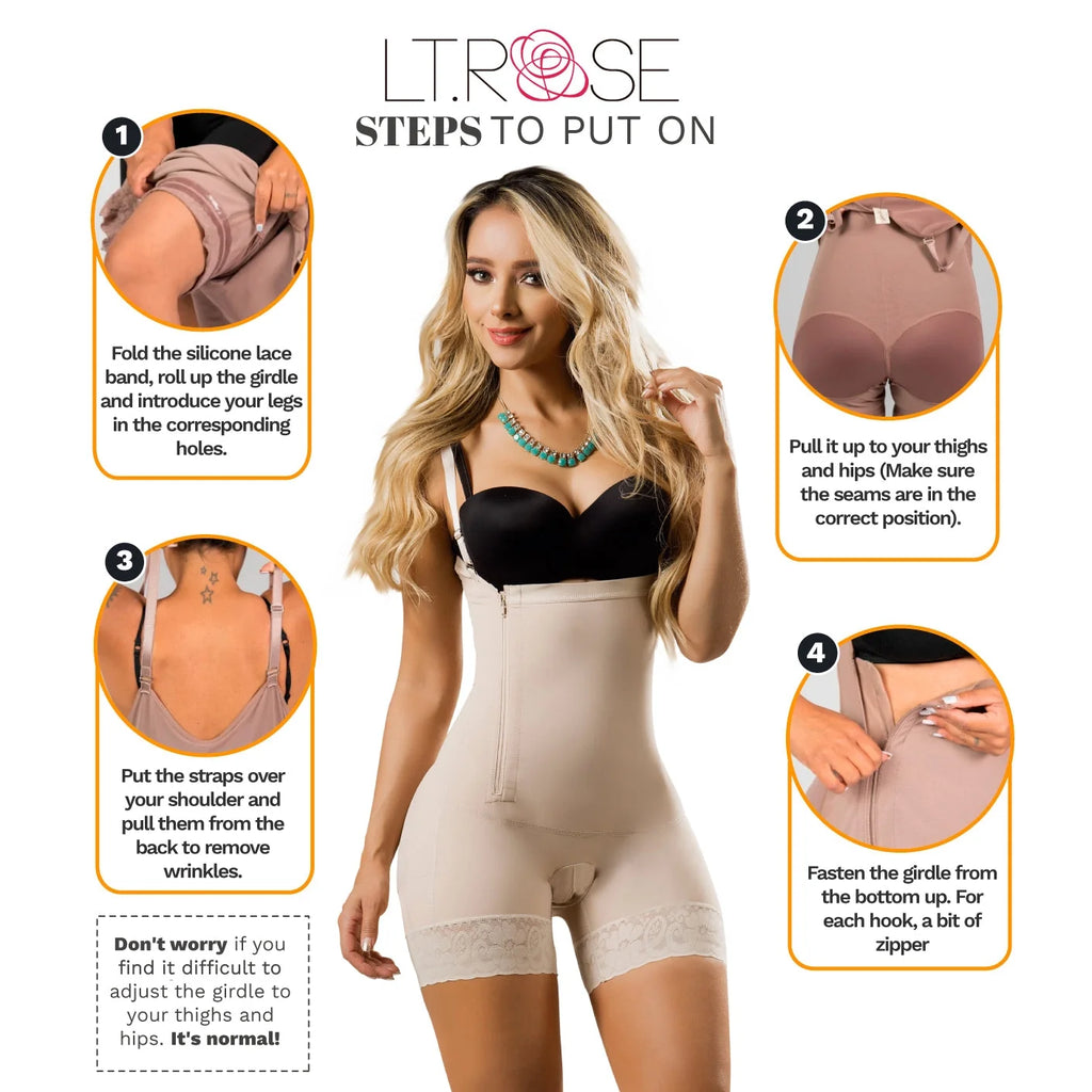 LT.ROSE 21111 Colombian Butt Lifter Body Shaper | Faja Levanta Cola | Laty Rose