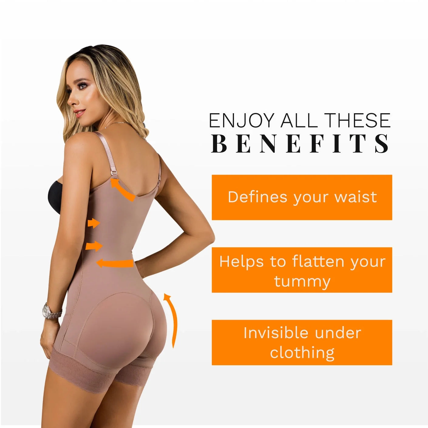 LT.ROSE 21113 Colombian Butt Lifter Body Shaper | Butt Lifter Girdle | Laty Rose