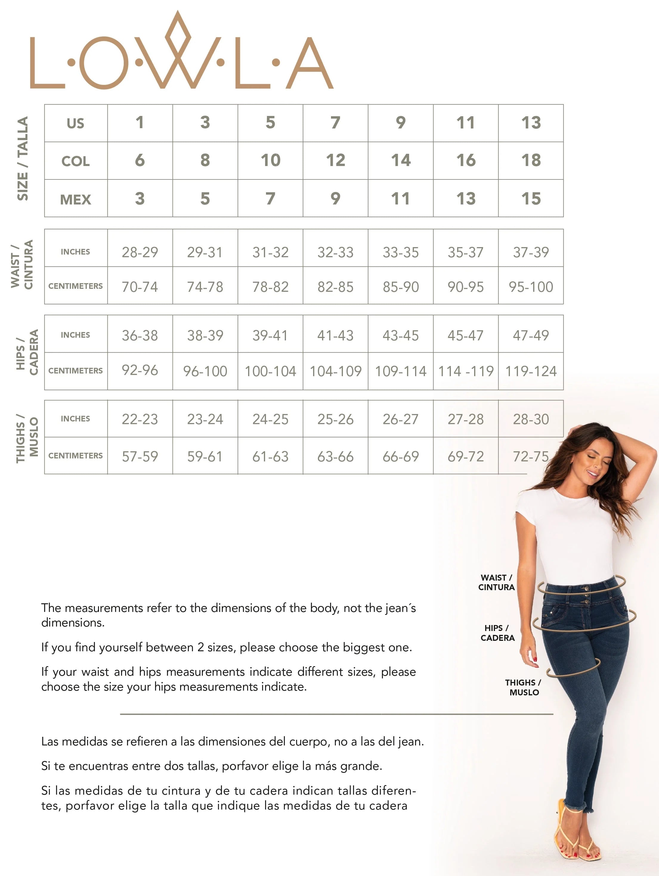 Colombian Butt Lifter Jeans | Lowla LOW232361