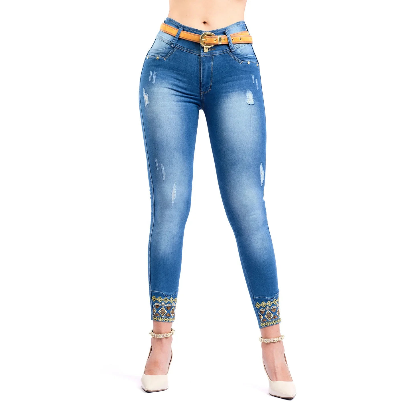 Butt Lifter Jeans – Laty Rose LTR-1500-AZM-3 | Colombian Fajas