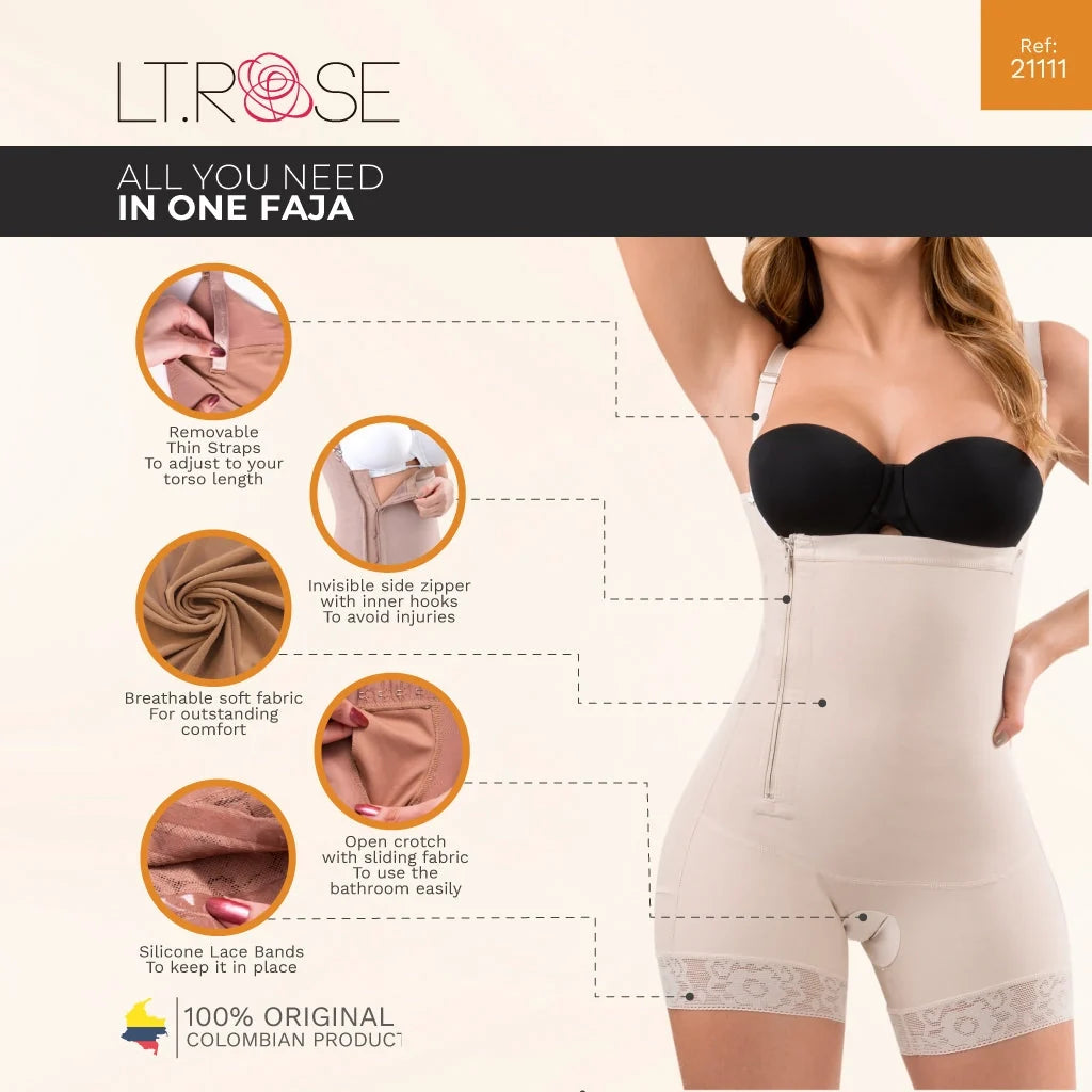 LT.ROSE 21111 Colombian Butt Lifter Body Shaper | Butt Lifter Girdle | Laty Rose