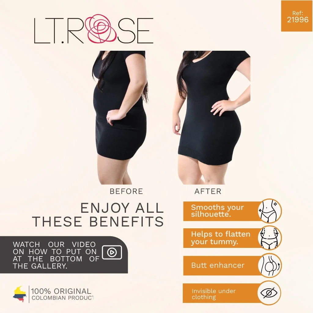 LT.ROSE 21996 Butt Lifter Shapewear Shorts | Faja Tipo Shorts | Laty Rose