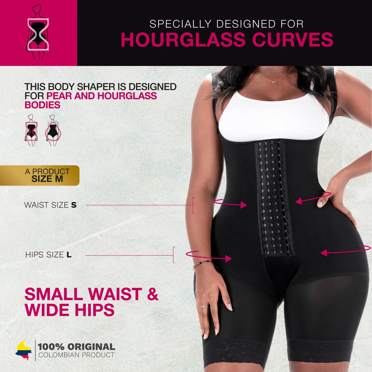 Open-Bust Body Shaper | Bling Shapers BLI098BF