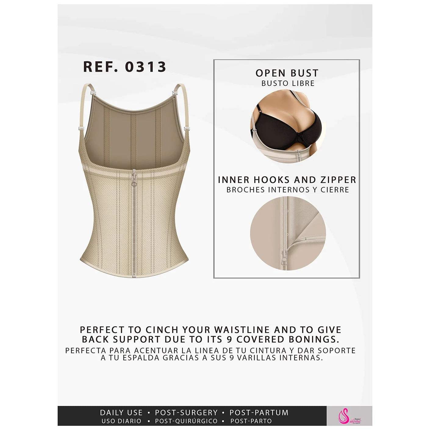 Colombian Waist Trainer | Fajas Salome 313