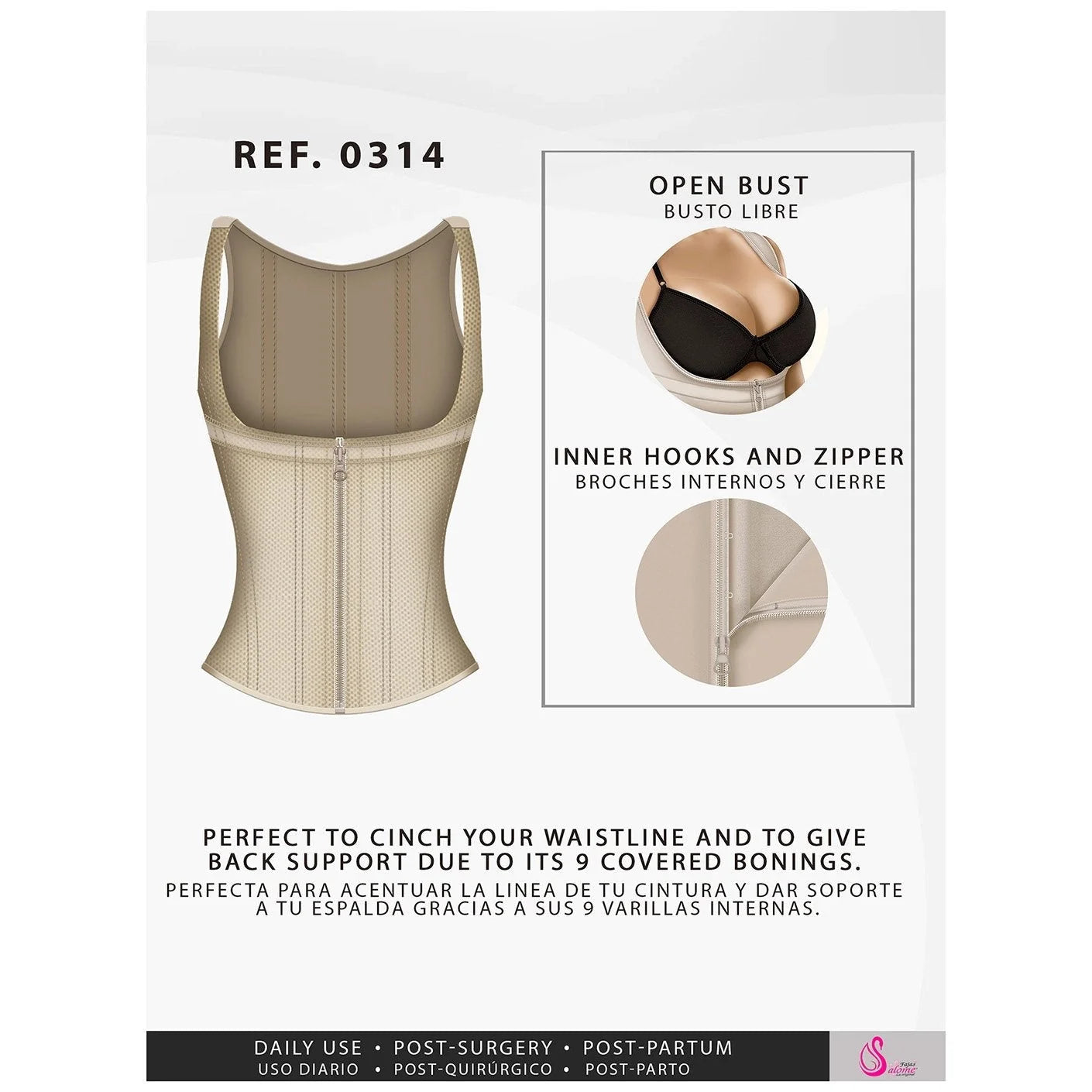 Colombian Waist Trainer | Fajas Salome 314