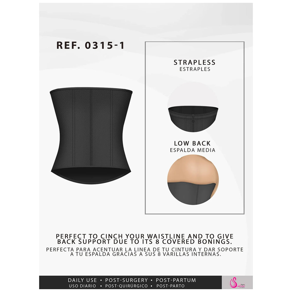 Colombian Waist Cincher | Fajas Salome 315