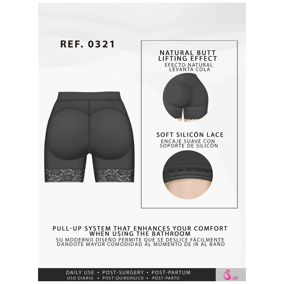 Colombian Control Shorts | Fajas Salome 321