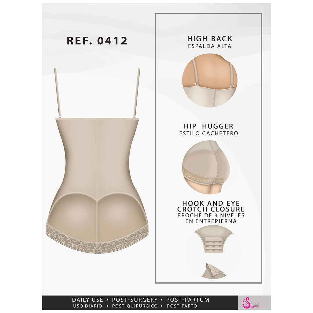 Open-Bust Body Shaper | Fajas Salome 412