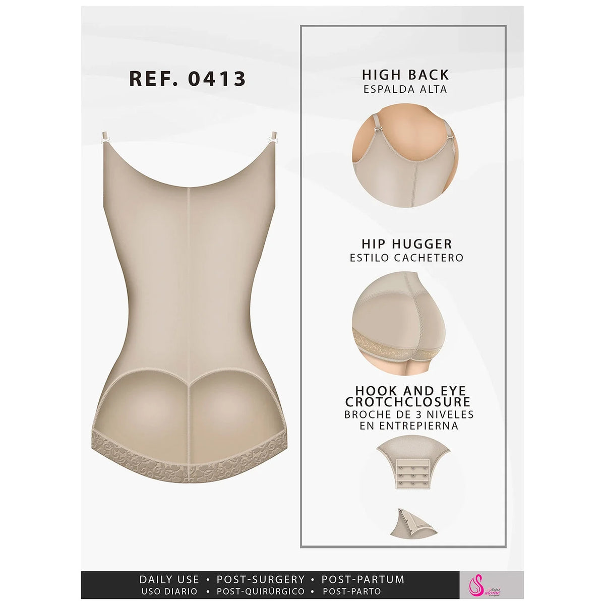 Colombian Open-Bust Faja | Fajas Salome 413