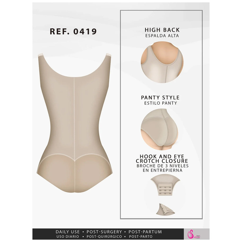 Open-Bust Body Shaper | Fajas Salome 419
