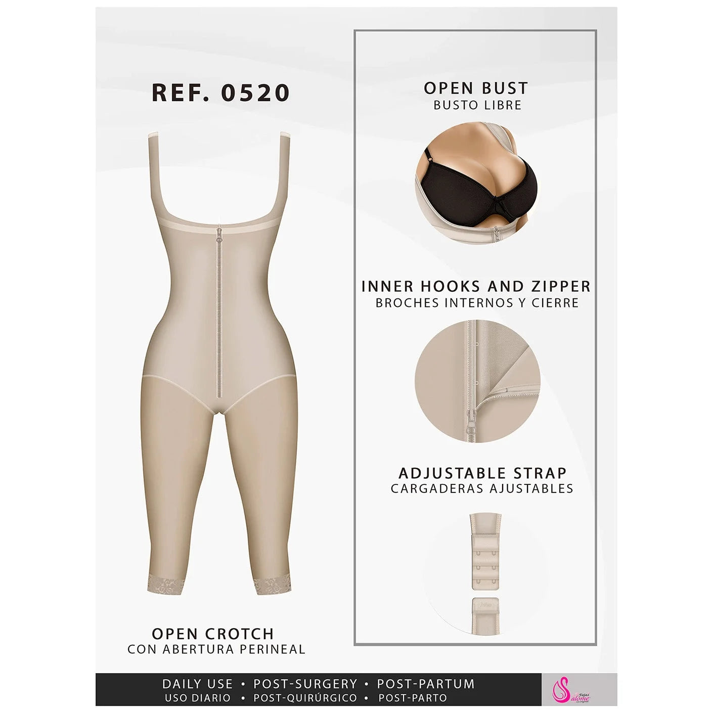Colombian Girdle Panty | Fajas Salome 520