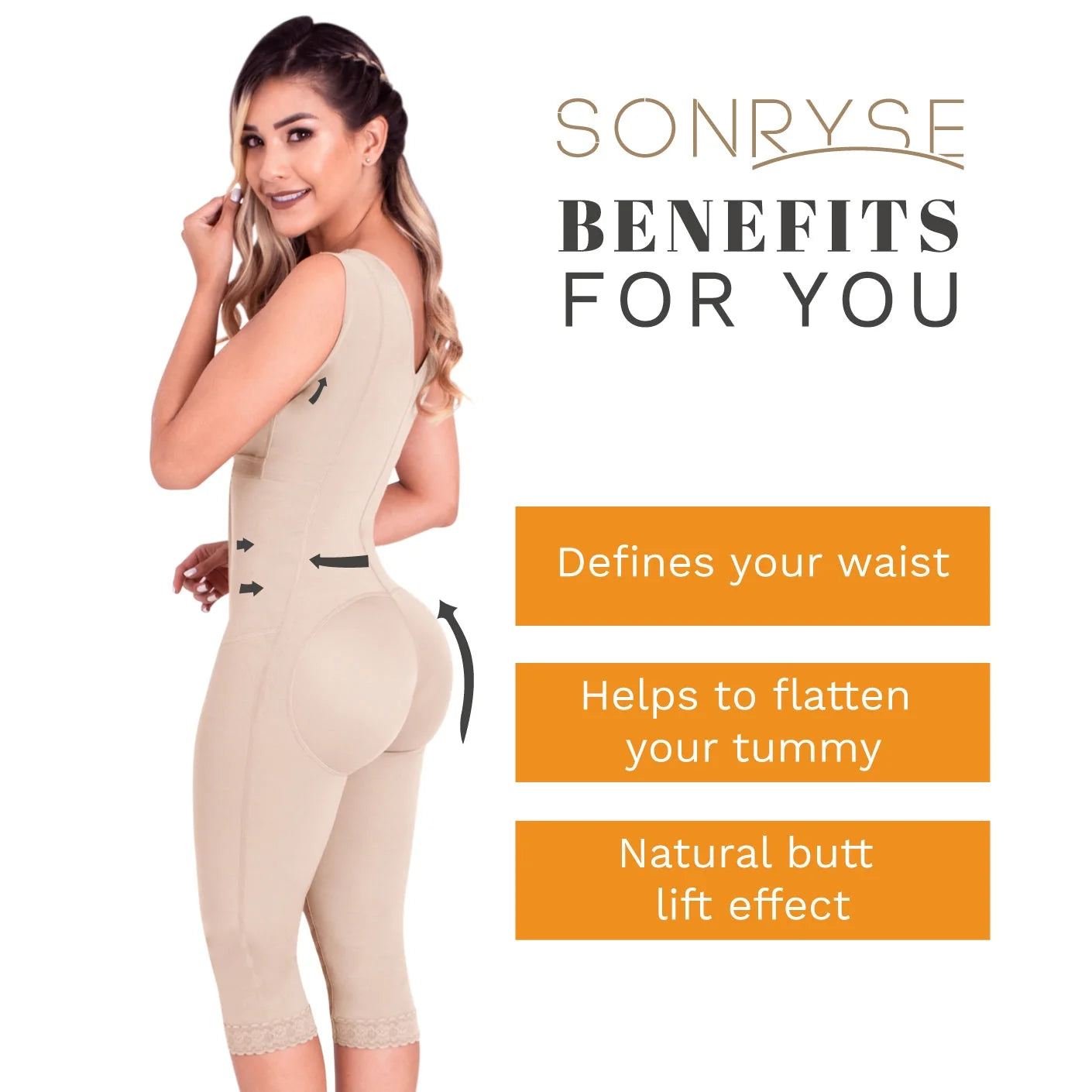 Liposuction Embrace: Premium Support Girdle SON-052 | Stage 2 | Sonryse