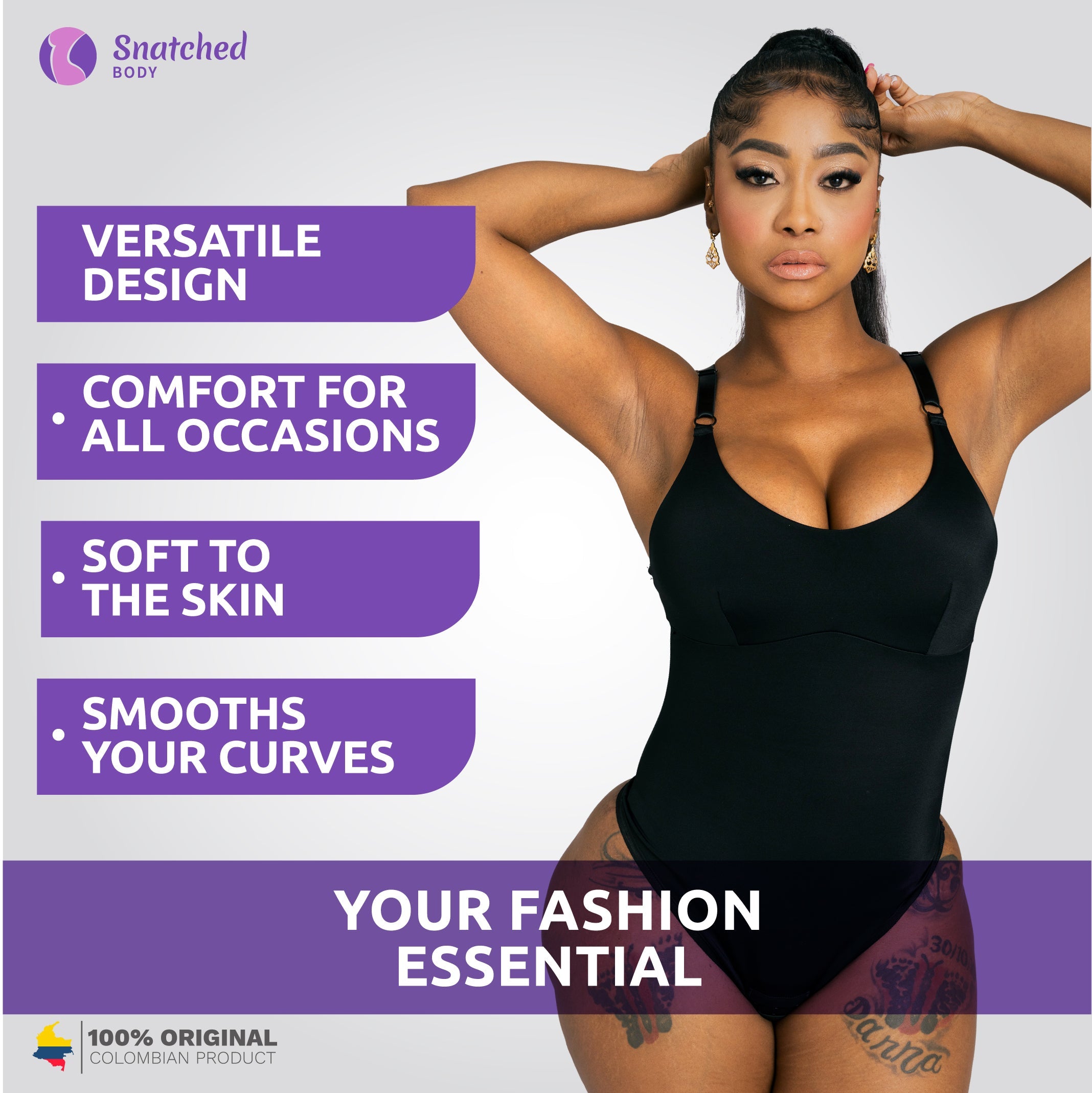 Colombian Bodysuit Shaper | Snatched Body Accessories DQ01L4