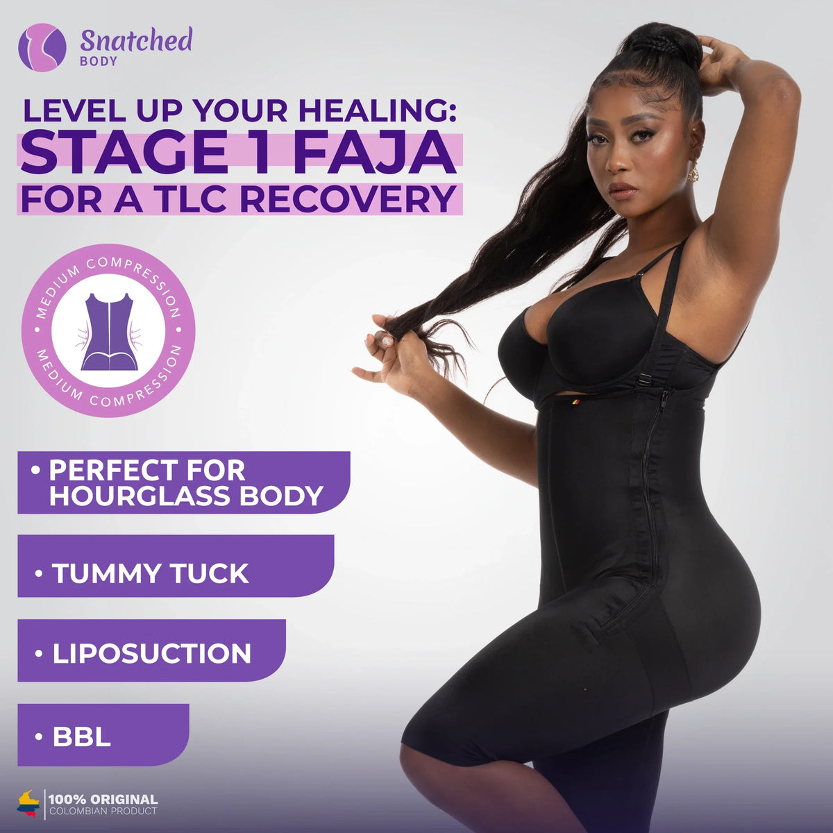 Colombian Open-Bust Faja | Snatched Body Accessories SNADQ02L4