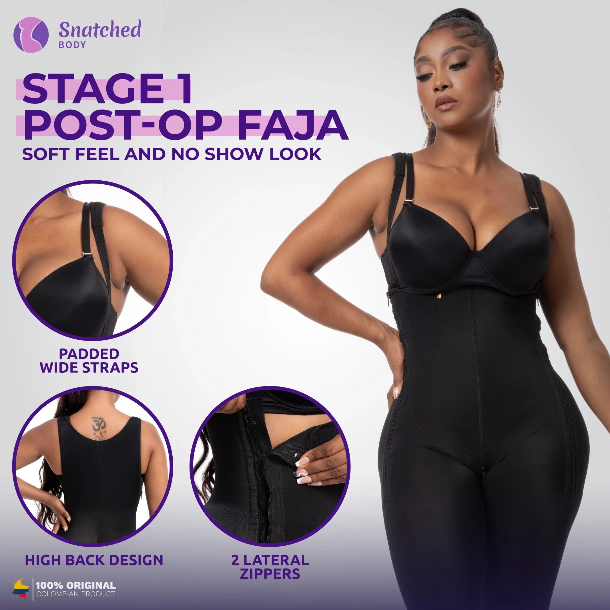 Colombian Open-Bust Faja | Snatched Body Accessories SNADQ02L4
