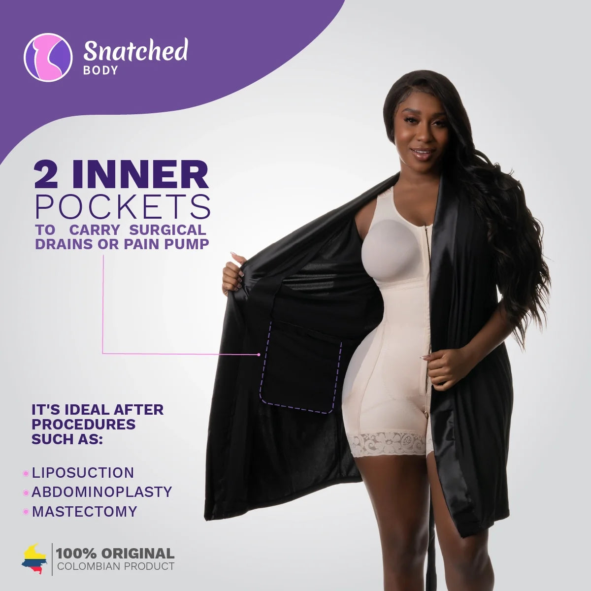 Post-Recovery Robe | Snatched Body Accessories SNAPJ501
