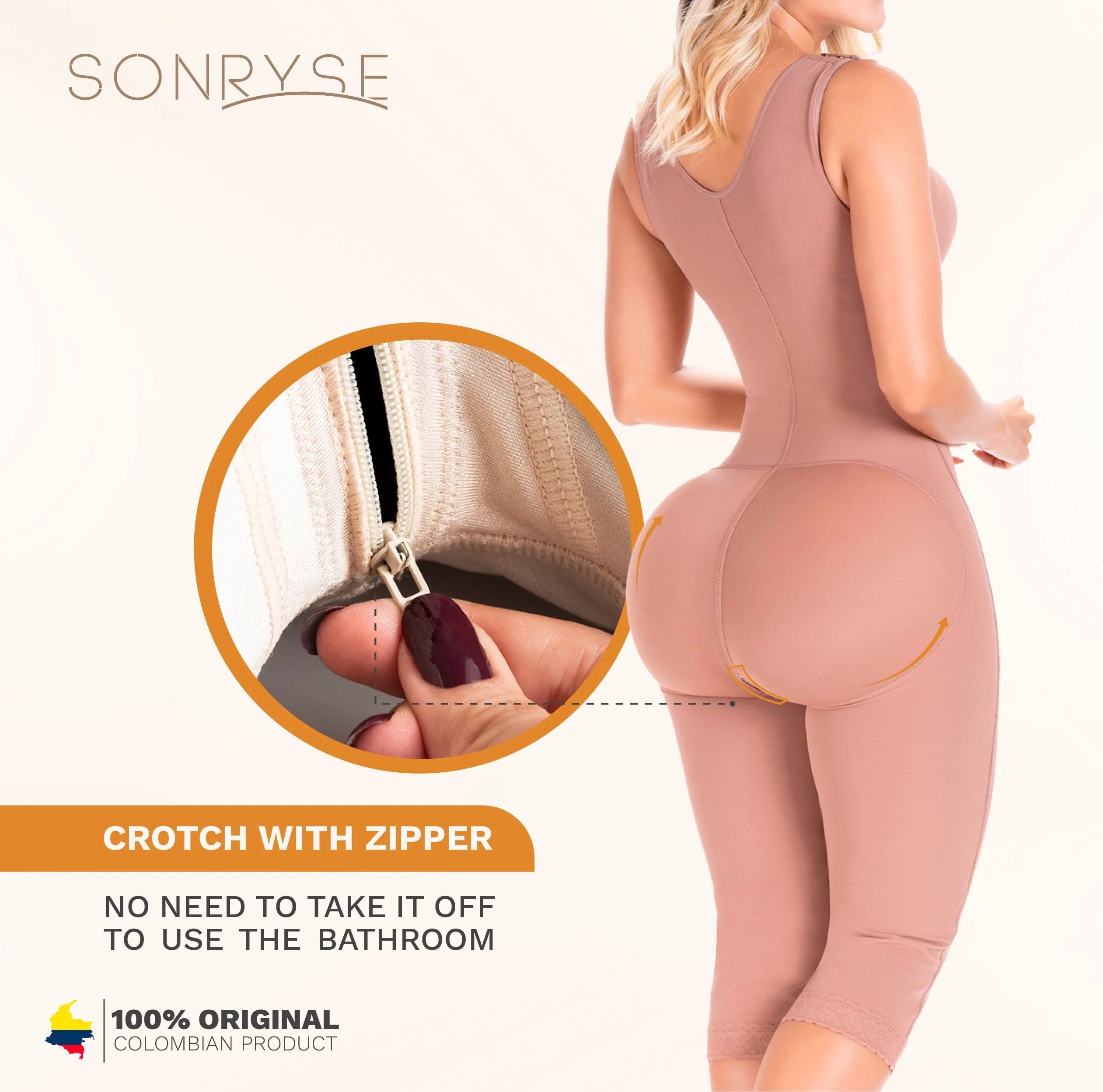 Postpartum C-Section Faja: Full Coverage & Care SON-014 | Sonryse