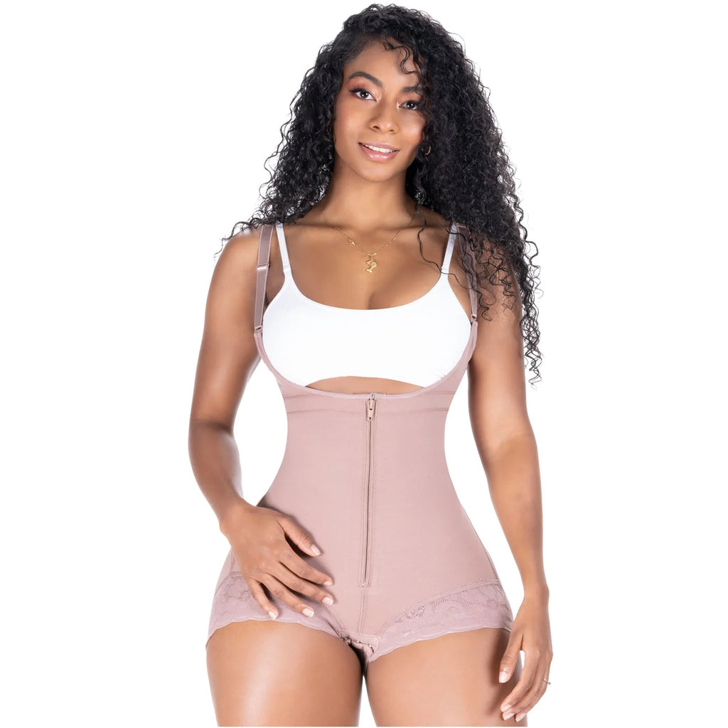 Postpartum C-section & Night Out Dress Girdle Open bust high-back & Front zipper closure Sonryse