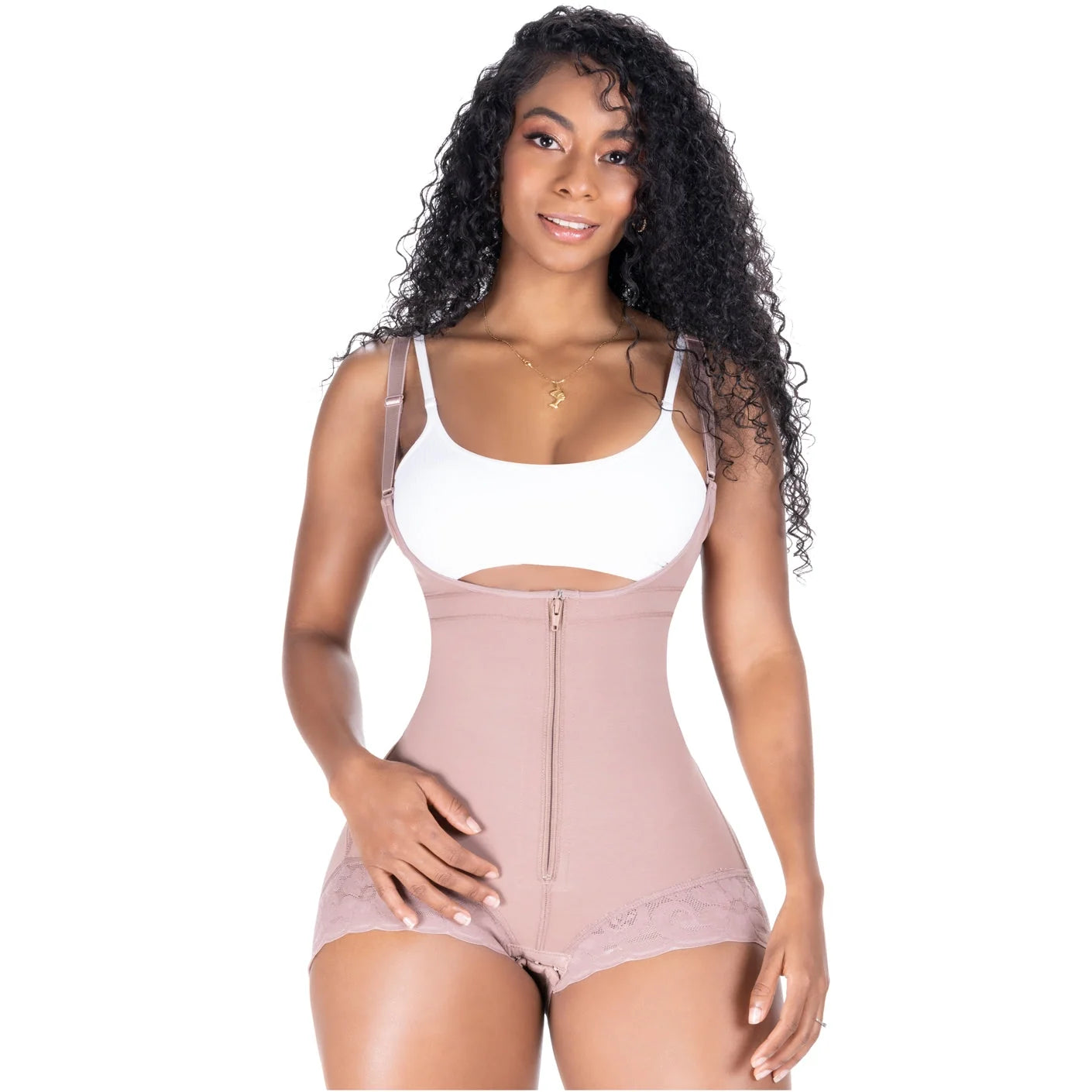 Postpartum C-section & Night Out Dress Girdle Open bust high-back & Front zipper closure Sonryse