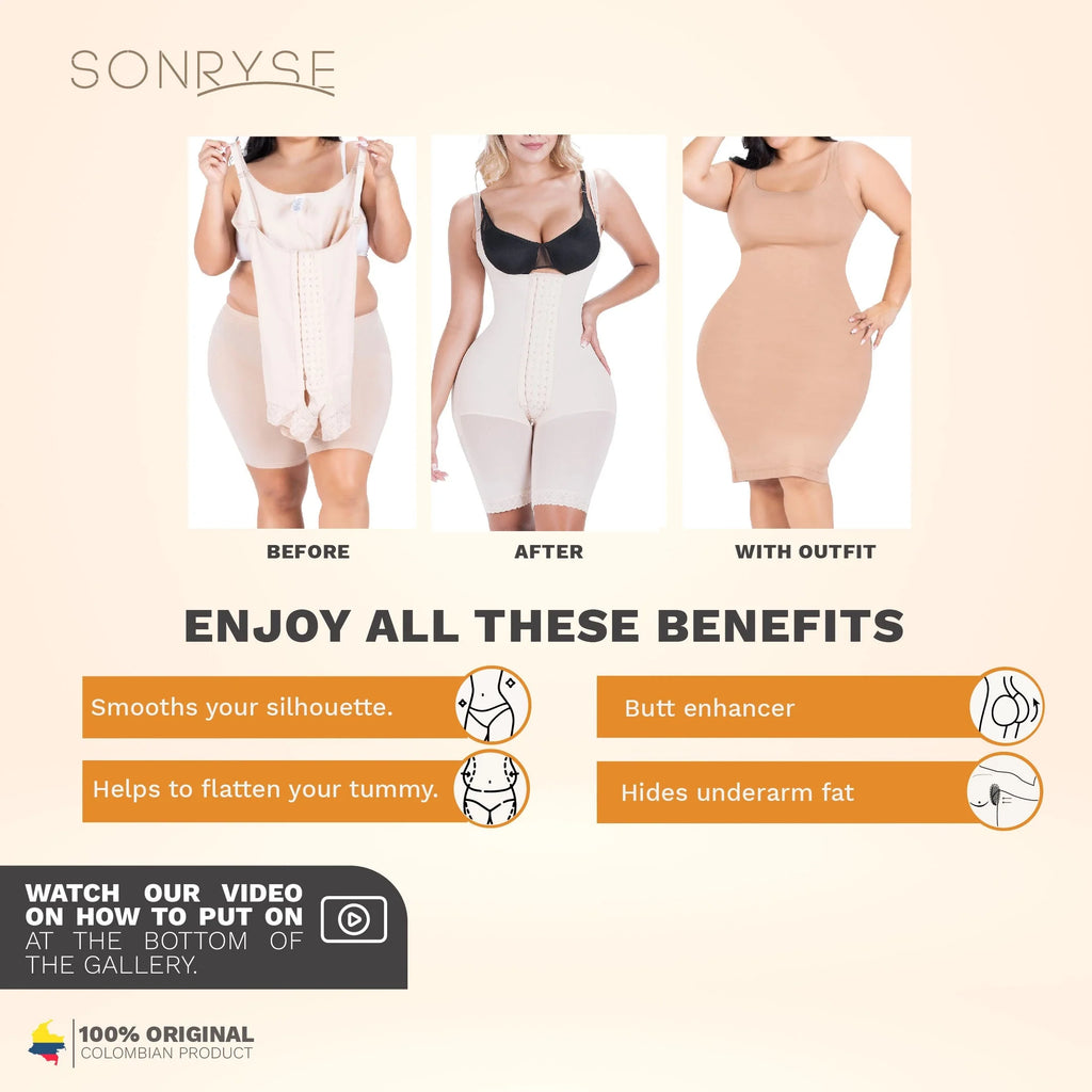 Post-Surgery BBL Shapewear: Perfect Tummy Control and Butt Enhancement Faja SON-048 | Sonryse