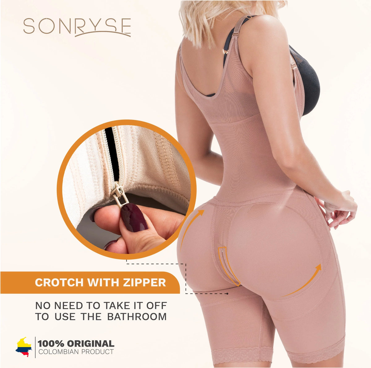 Post-Surgery BBL Shapewear: Perfect Tummy Control and Butt Enhancement Faja SON-048 | Sonryse