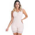 Postpartum Natural Birth Faja partially removable built-in bra Zippered crotch | Stage 2 | Sonryse