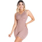 Postpartum Natural Birth Faja partially removable built-in bra Zippered crotch | Stage 2 | Sonryse