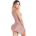 Postpartum Natural Birth Faja partially removable built-in bra Zippered crotch | Stage 2 | Sonryse