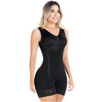 Postpartum Natural Birth Faja partially removable built-in bra Zippered crotch | Stage 2 | Sonryse