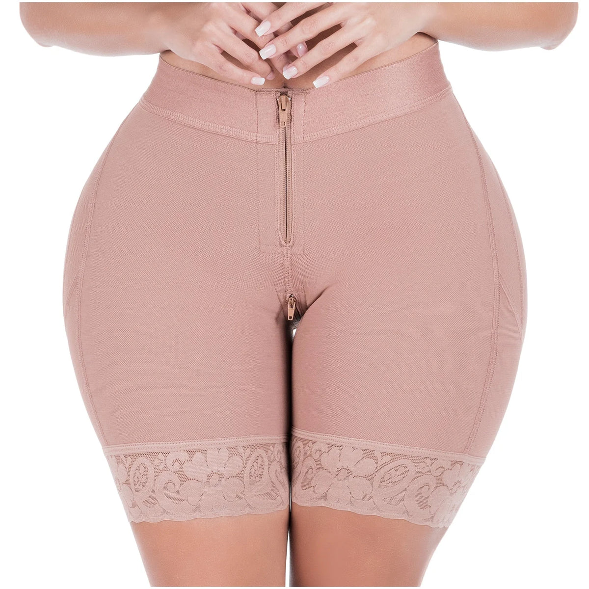 Seamless Daily Use Shapewear Shorts with Zipper SON-070 | Sonryse