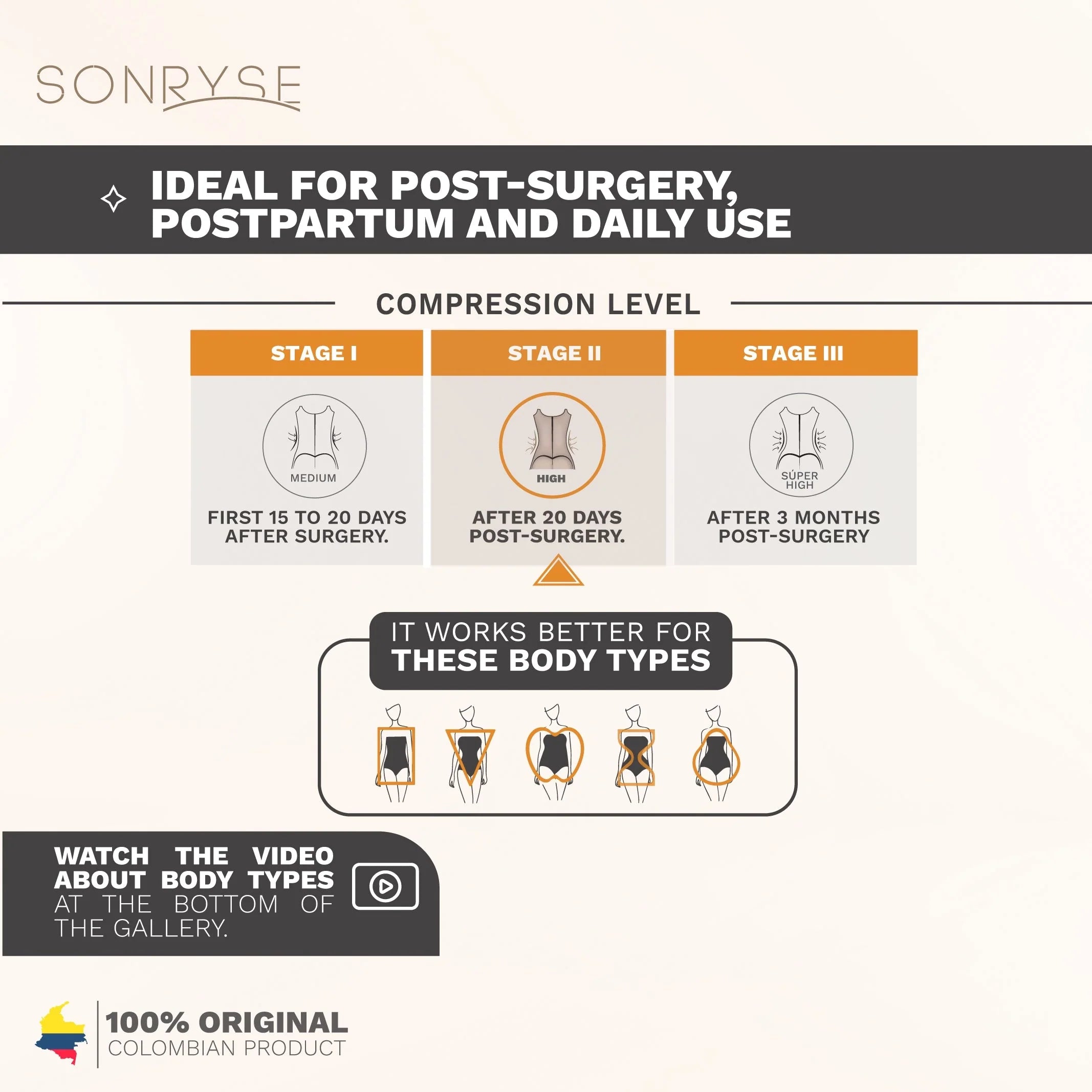 Daily Use 2-Level Adjustable Shapewear Shorts SON-072 | Sonryse