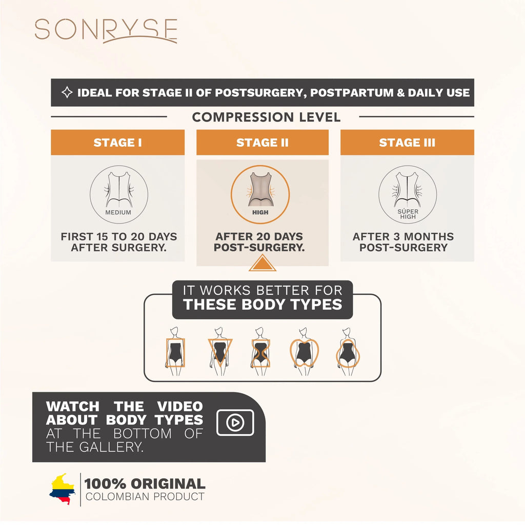 Postpartum Natural-Birth Faja: Support & Elegance SON-085 | Sonryse